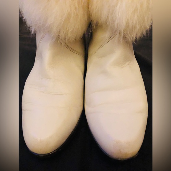 Vintage Dorndorf German Genuine Leather upper and fur ankle boots Ladies 3.5 - Picture 5 of 10